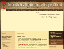 Tablet Screenshot of fccduncanville.org